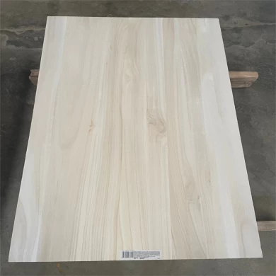 paulownia edge glued panels with individual Barcode for DIY in supermarket manufacturer