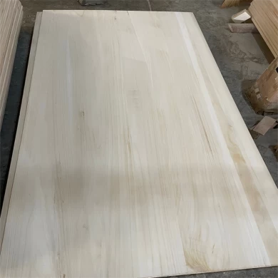 paulownia wood poplar wood and pine wood edge glued boards for coffin and caskets kit