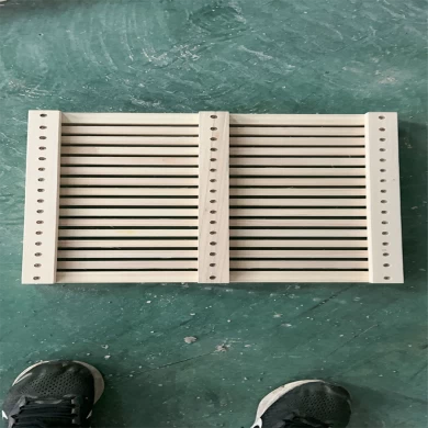 slated paulownia panel with Wood Grain Decorative Surface Wood Wall Slats for home decoration manufacturer