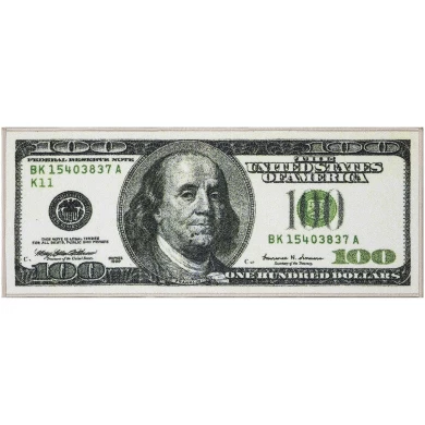 Anti-slip Hundred Dollar Bill Printed Rug
