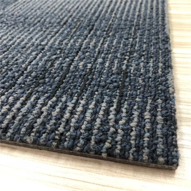 Fabricants de tuiles de tapis commerciaux noirs Carreaux de tapis carrés berbères gris