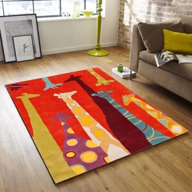 多彩的地毯