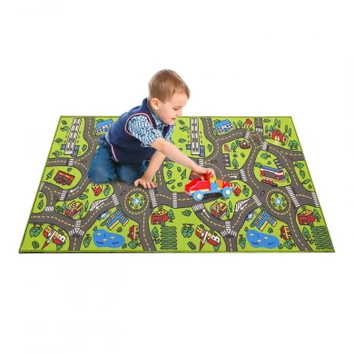 Country Road Design Children Play Mat Hot Sell Items Kids Rug