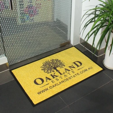 Kundenspezifische Logo-Mat und Bodenbelag Teppich