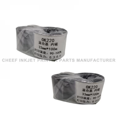 0k220 mixed base inner carbon -TTO ribbon 33mmx100m