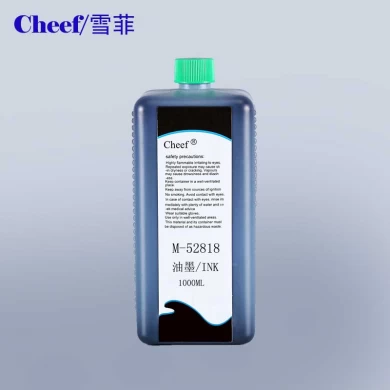 Alcohol resistance black ink M52818 for Rottweil industrial continous inkjet printer