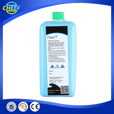 Blue red yellow green white ink for industrial inkjet printer