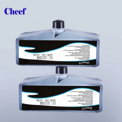 Inchiostro ad alta adesività ad asciugatura rapida CIJ per domino IC-223BK per stampante a getto d'inchiostro