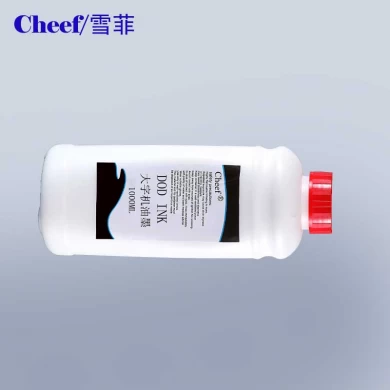 Cheap replaceable 1000ml big character dod white ink on steel industry for dod inkjet printer