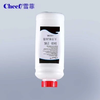 Cheap replaceable 1000ml big character dod white ink on steel industry for dod inkjet printer
