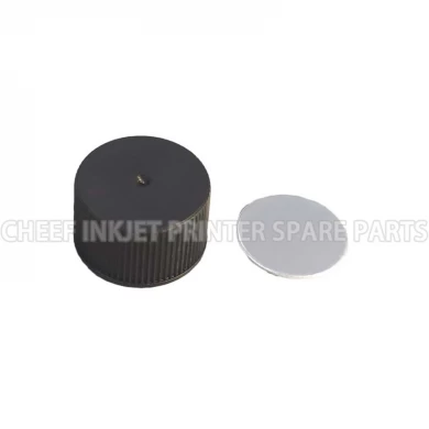 Cij printer spare parts black caps with Gaskets for ink