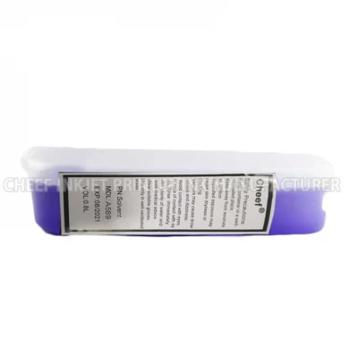 Tinta de codificación solvente A589 púrpura maquillaje para Markem-imaje