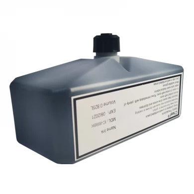 Encre à séchage rapide pour machine de codage IC-899BK, faible odeur sur du plastique pour Domino