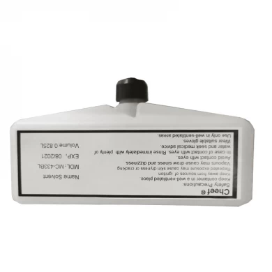 Tinta da máquina de codificação solvente branco MC-433BL eco solvente ink for Domino
