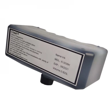 Tinta de codificación de secado rápido IC-203BK tinta de impresión a base de solvente para Domino