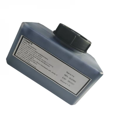 Tinta de impresión de secado rápido IR-073RG Fluorescencia azul bajo luz UV para Domino