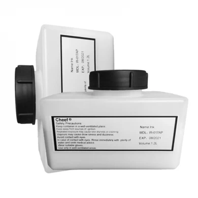Encre à séchage rapide IR-017AP imprimant une encre blanche sur PP pour Domino