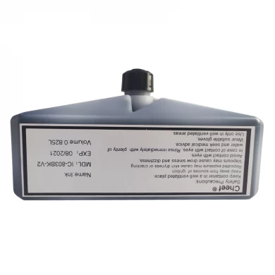 Tinta de codificación industrial IC-803BK-V2 Tinta de secado rápido de bajo olor para Domino