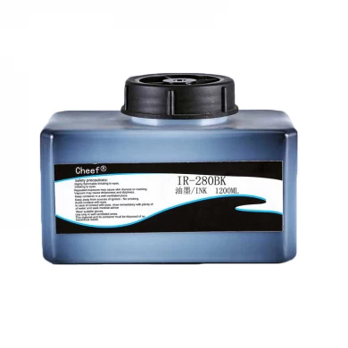 Ink jet printer ink consumables IR-280BK for Domino printer
