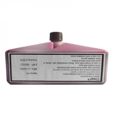 Inkjet printer coding ink IC-446RD fast dry red ink for Domino