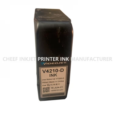 Consommables pour imprimantes jet d'encre Ink V4210-D pour imprimante jet d'encre Videojet