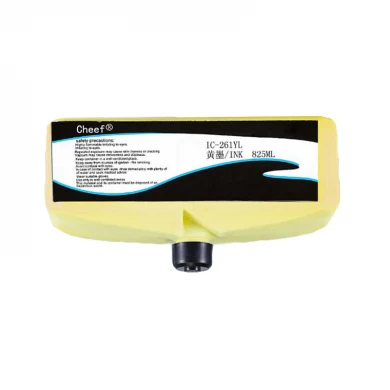 Inkjet printer consumables printing yellow ink IC-261YL  for domino