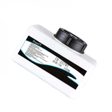 Tintenstrahldrucker Verbrauchsmaterial weiße Tinte IR-257WT für Domino-Tinte Cij-Tinte
