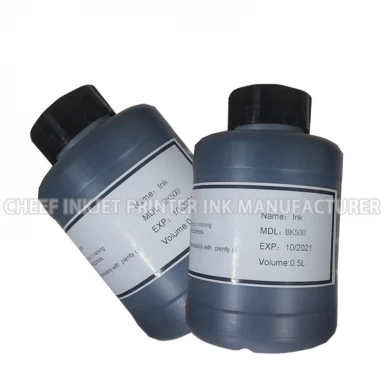 Tintenstrahldrucker Druckfarbe BK500 für China-Markendrucker