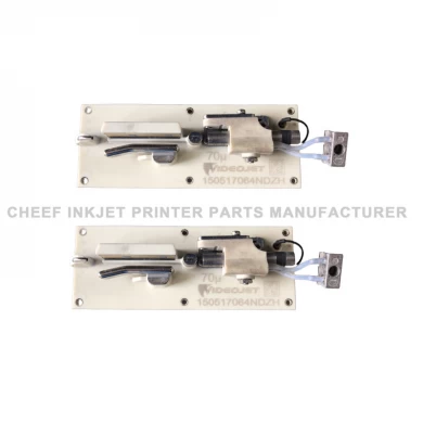 Piezas de repuesto para impresoras de inyección de tinta 395620 Assy Placa Deflector para VideoJet 1710 Series - Comprende la boquilla de 70U