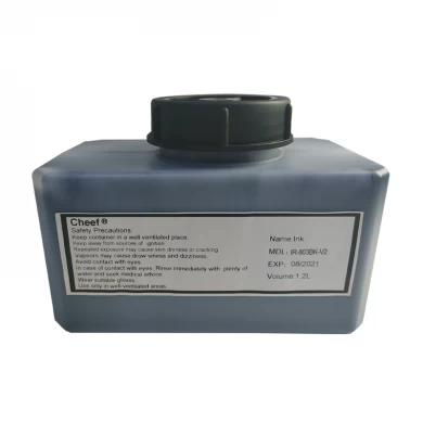Tinta de bajo olor IR-803BK-V2 tinta negra seca ultrarrápida para Domino