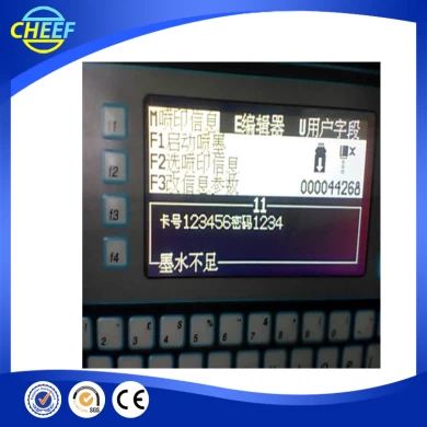 Portable large and small character inkjet printer