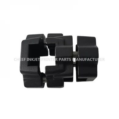 قطع الغيار WLK610402 Cross Clamp 25x25 مم ، لا قضيب تحكم ، لصلب مربع 25 × 26 مم ، جانب مزدوج لطابعة الحبر