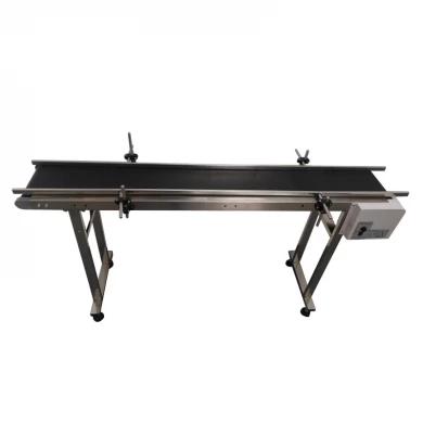 Standard conveyor for industrial printer have rails for two sides