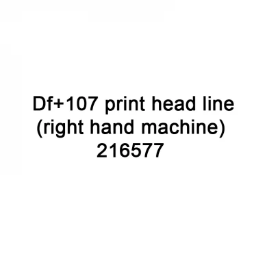 TTO Peças sobresselentes DF + 107 Imprimir Head Line-Hand Machine 216577 para impressora VideoJet TTO