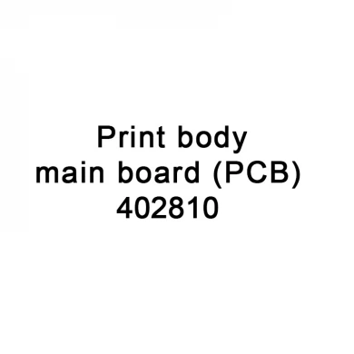 TTO Peças sobresselentes Imprimir placa principal PCB 402810 para impressora de videojet TT