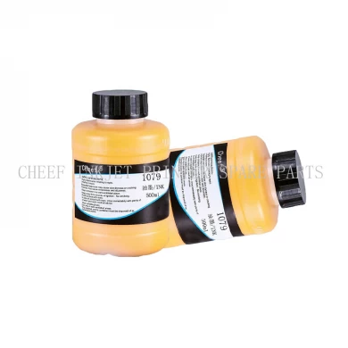 Consumibles de tinta amarilla 1079 Productos de descuento de gran cantidad en stock para impresora de inyección de tinta Linx