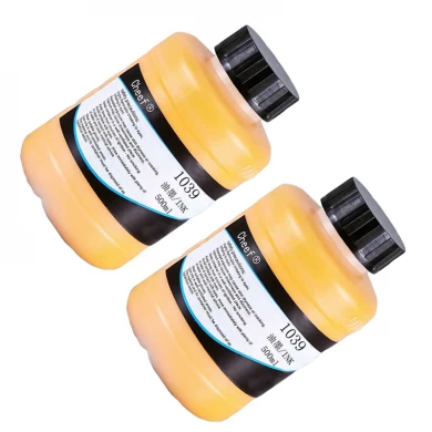 ink jet coding machine digital printing yellow ink 0.5L 1039  for Linx