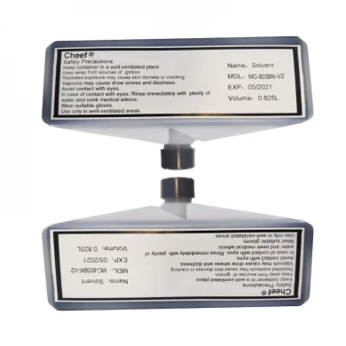 materiali di consumo per stampanti coloranti solvente MC-803BK-V2 solvente d'inchiostro per Domino