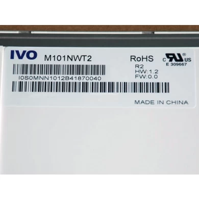 10.1 "كمبيوتر IVO WLED دفتر الإضاءة الخلفية LED عرض M101NWT2 R2 1024 × 600 CD / M2 200 C / R 500: 1
