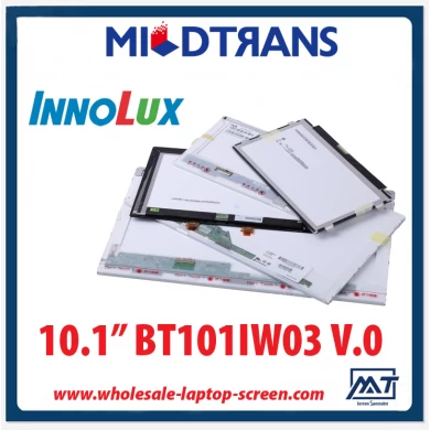 10.1“群创WLED背光笔记本的LED屏幕BT101IW03 V.0 1024×600 cd / m2的200 C / R 500：1