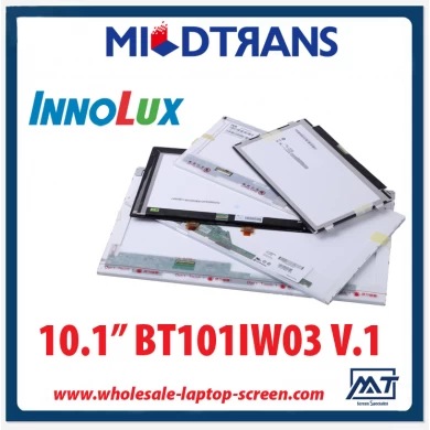 10.1 "WLED Innolux ordenador portátil retroiluminación de la pantalla BT101IW03 V.1 LED 1024 × 600 cd / m2 200 C / R 500: 1