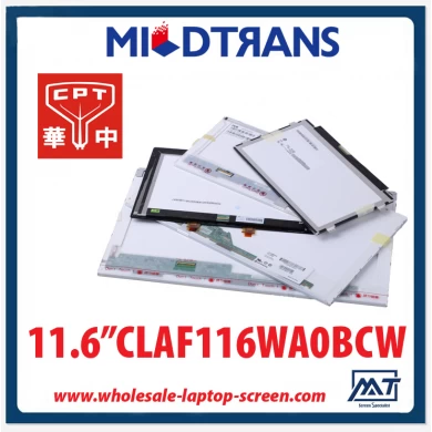 11.6 "notebook CPT pas de rétroéclairage CLAF116WA0BCW ordinateur OPEN CELL 1366 × 768 cd / m2 0 C / R 400: 1