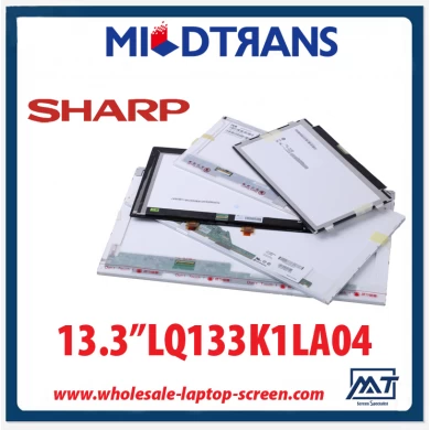 13.3 "SHARP CCFL الخلفية دفتر TFT LCD LQ133K1LA04 1280 × 800 CD / M2 300 C / R 300: 1