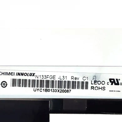 13.3 inç 1600 * 900 40 pin LVDS Mat Slim N133FGE-L31 Laptop Ekranı