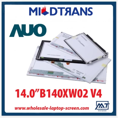 14.0 "AUO WLED notebook pc panneau LED rétro-éclairage B140XW02 V4 1366 × 768 cd / m2 C / R
