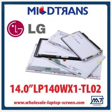 14.0" LG Display CCFL backlight laptops LCD display LP140WX1-TL02 1280×768 cd/m2 200 C/R 400:1