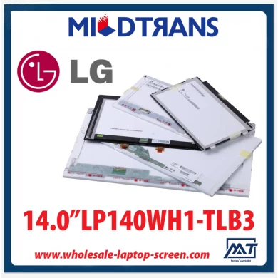 14.0" LG Display WLED backlight notebook LED screen LP140WH1-TLB3 1366×768 cd/m2   220C/R  500:1