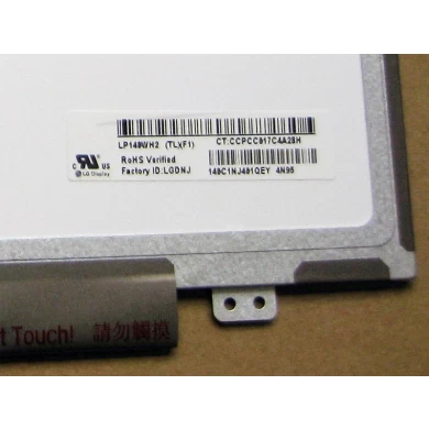 14,0 "LG Display WLED computador notebook retroiluminação LED tela LP140WH2-TLF1 1366 × 768 cd / m2 a 200 C / R 350: 1