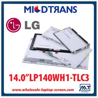 14.0" LG Display WLED backlight notebook personal computer LED screen LP140WH1-TLC3 1366×768 cd/m2 200 C/R 500:1 