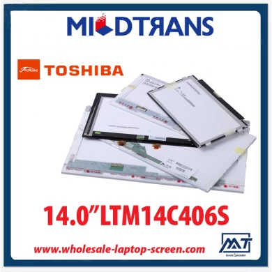 14.0 "laptop retroilluminazione CCFL TOSHIBA TFT LCD LTM14C406S 1024 × 768 cd / m2 70 C / R 250: 1